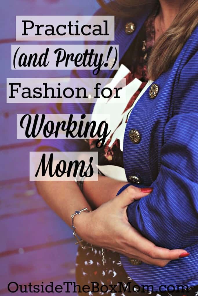 Practical fashion for working moms features items that will help a woman transition from the professional role to the mom role, while still feeling confident and pretty. | OutsideTheBoxMom.com