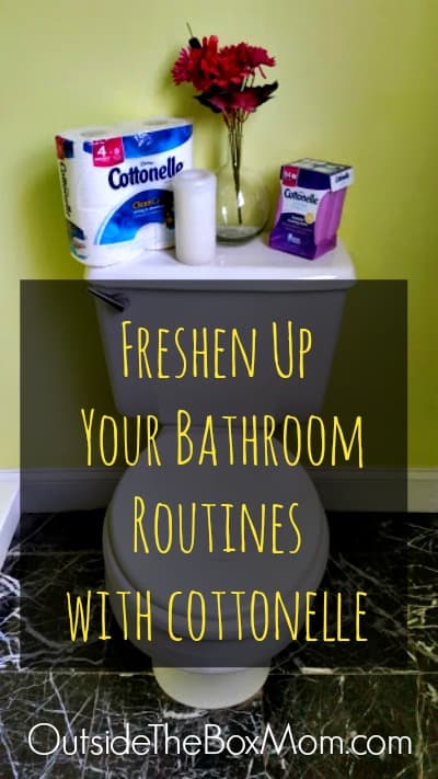 Freshen your bathroom routines with Cottonelle.