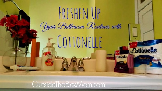 Freshen your bathroom routines with Cottonelle.