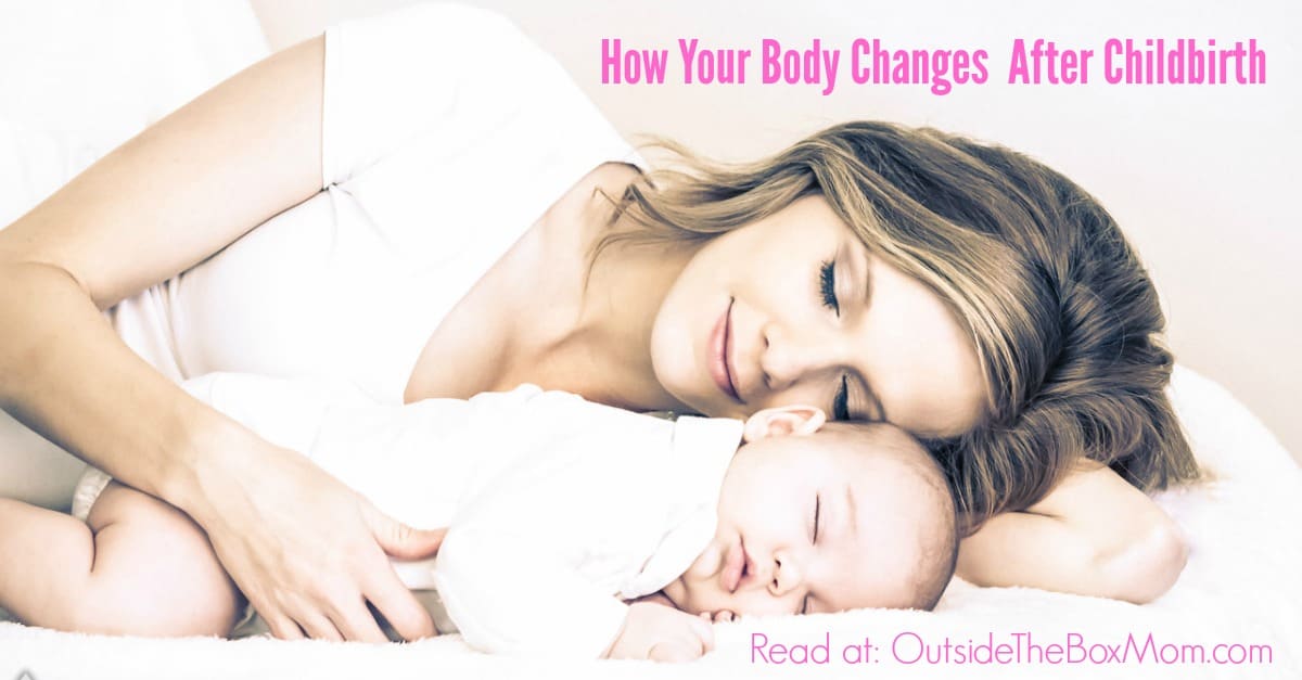 Moms of all ages can tell you that your body changes in many ways after childbirth. Learn how to navigate your way through those changes. | Outsidetheboxmom.com