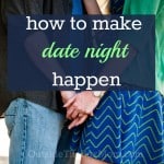 Marriage Advice: How to Make Date Night Happen
