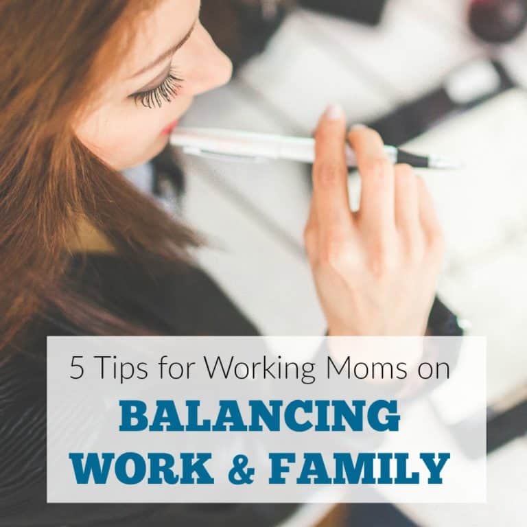 5 Tips for Working Moms on Balancing Work and Family - Working Mom Blog ...