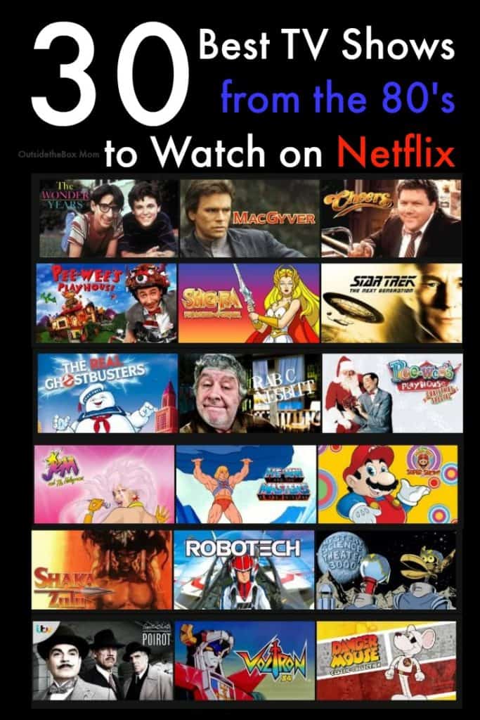 I'm featuring my favorite throwback TV shows. There’s something pretty awesome about connecting with your kids over something you loved when you were young. It offers kids a glimpse into what you were like as a kid yourself and gives you a way to relive your childhood. | 30+ TV Shows from the 80's to Watch on Netflix