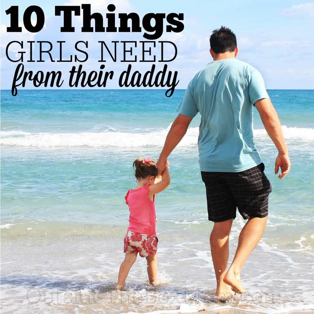The relationship that matters most to your daughter is the one with her father. Her self-esteem, choices, behavior, character, and ideas about marriage are all directly tied to her dad - the most important representative to her of the male species.