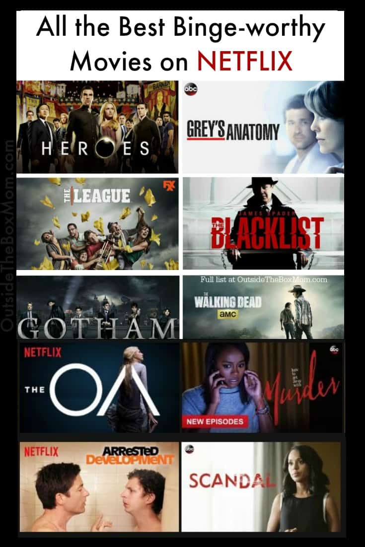 I'm featuring my favorite bingewrothy shows on Netflix. Perfect for rainy days, long weekends, or anytime you need to veg out! | All the Best Binge-worthy Movies on NETFLIX.