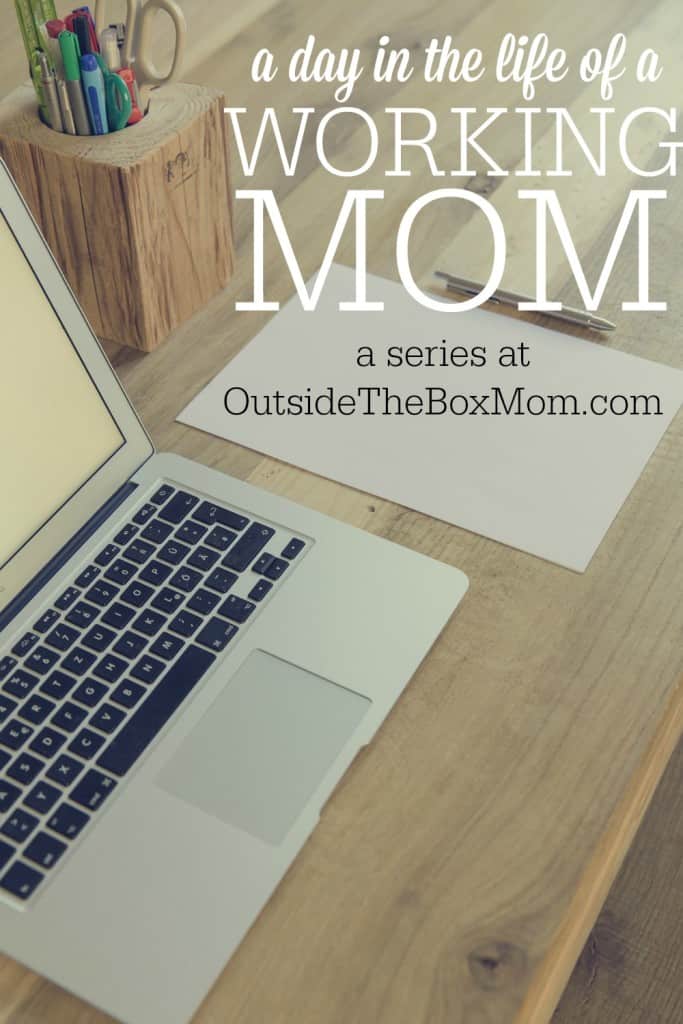 Have you ever wondered what a day in the life of another working mom is like? Every day this month, I will be featuring an interview with a working mom just like you.