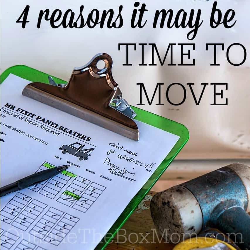 Are you considering a move? If your family is expanding or your home just isn't a good fit anymore, these tips will help you to determine whether it’s the right decision for you to move or not.