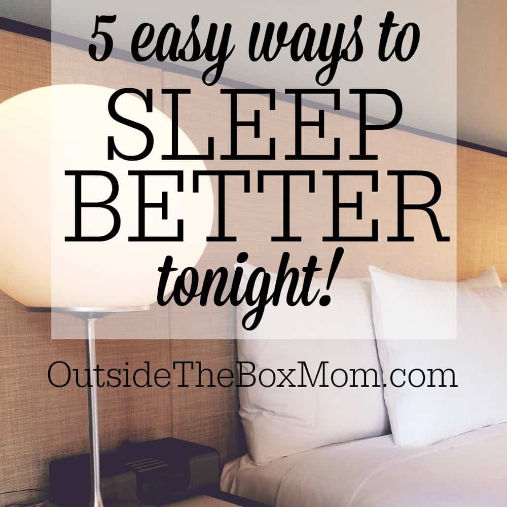 Moms know first hand how hard it is to get a good night's sleep. If it's not a child who doesn't want to sleep in her own bed, it's the one who forgot to tell you about the project that's due tomorrow. Fortunately, there are a number of ways to help you get a better night’s sleep. Try these out and, hopefully, you’ll soon be sleeping like a baby.