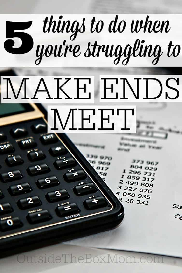 The path to financial freedom begins with a budget. These tips will help you if and when you’re struggling to make ends meet.