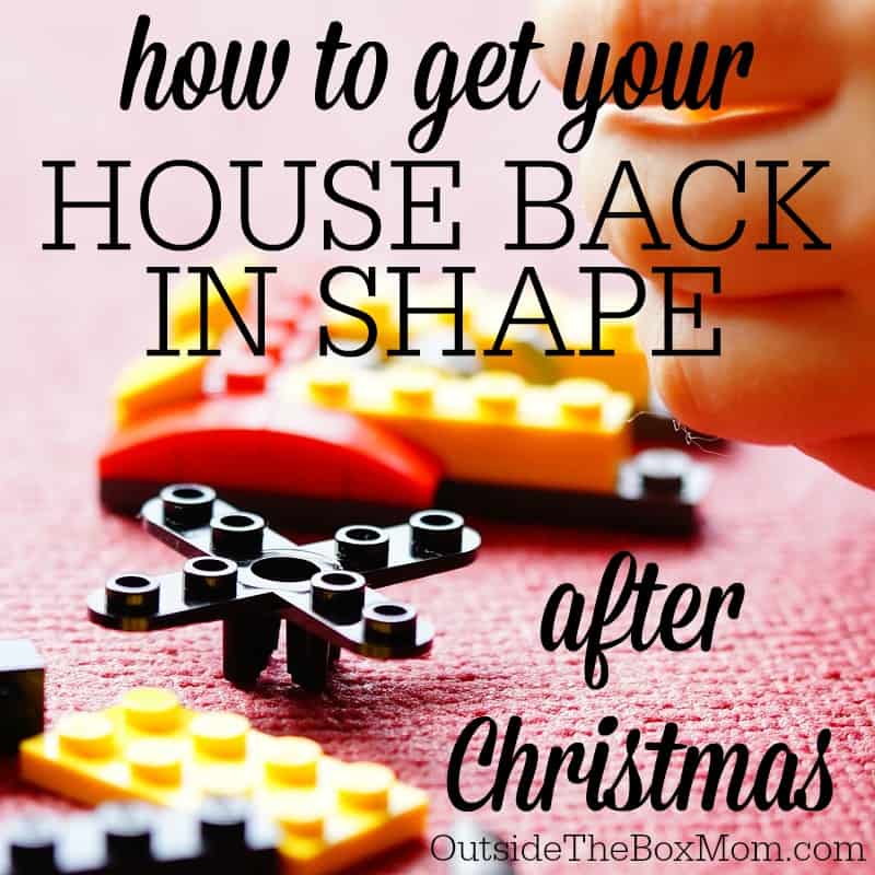 Did Christmas leave your house with more stuff, more food, and seasonal decor than you know what to do with? Having a plan to restore your home to normal will help you feel more in control.