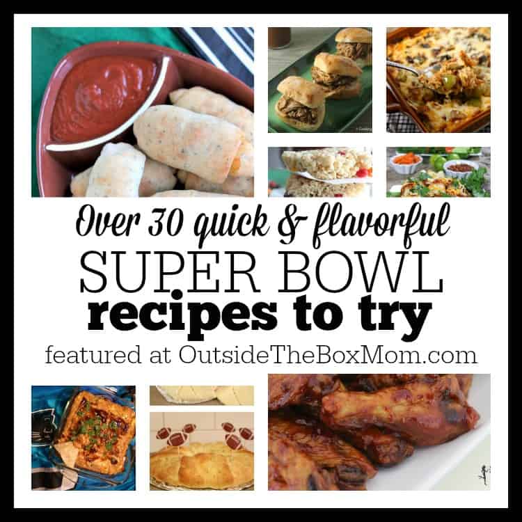 Are you looking for easy Super Bowl recipes while you spend time with your family on game day? Look no further. I’ve rounded up a list of more than 30 Super Bowl recipes for everyone.