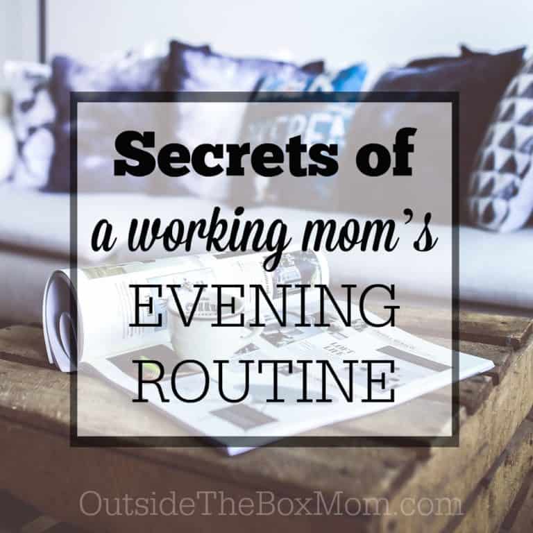 An Evening Routine for Working Moms - Working Mom Blog | Outside the ...