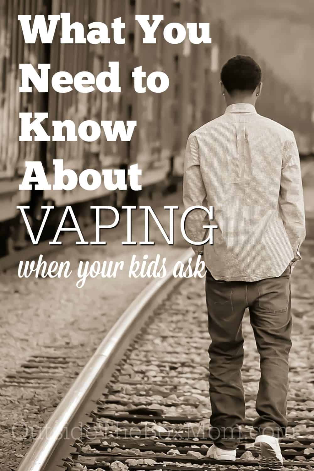 Talking with kids about drugs, alcohol, and tobacco are important topics to me since I have a 13-year-old son. Here are six things you need to know about vaping.