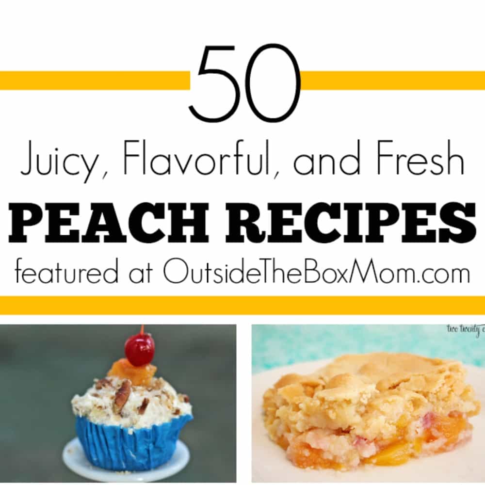 Are you looking for a collection of great peach recipes? Look no further! Here’s a list of 50 of the best from some of my favorite bloggers.