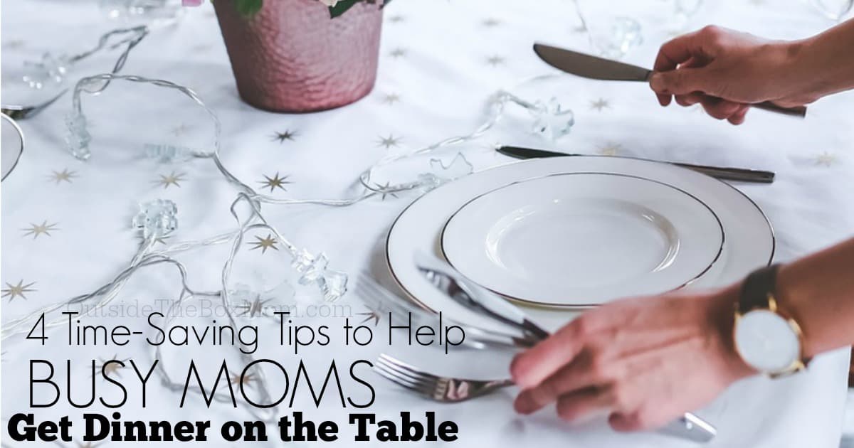 Being a working mom and getting dinner on the table in time can be quite a daunting task. Here are four tips on how a working mom can still get a delicious dinner on the table for her your family, seamlessly.