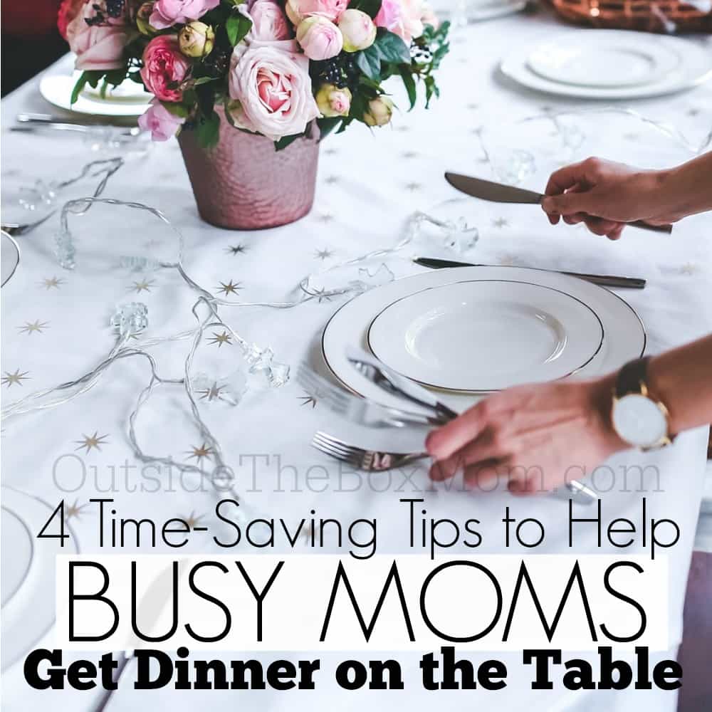 Being a working mom and getting dinner on the table in time can be quite a daunting task. Here are four tips on how a working mom can still get a delicious dinner on the table for her your family, seamlessly.