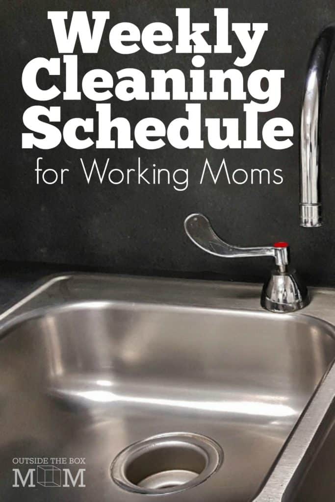 Weekly Cleaning Schedule For Working Moms - Working Mom Blog | Outside ...