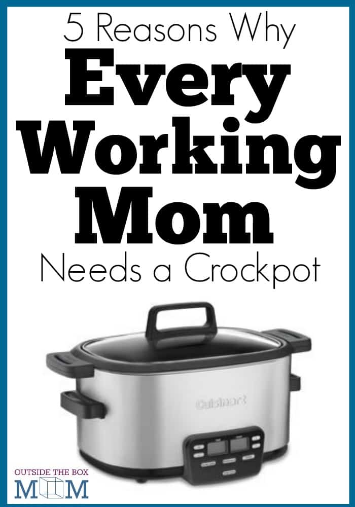 I would love to come home to a home-cooked meal. The only way this happens in my house is if I use my crockpot. After reading this post, I am convinced that all working moms need one!