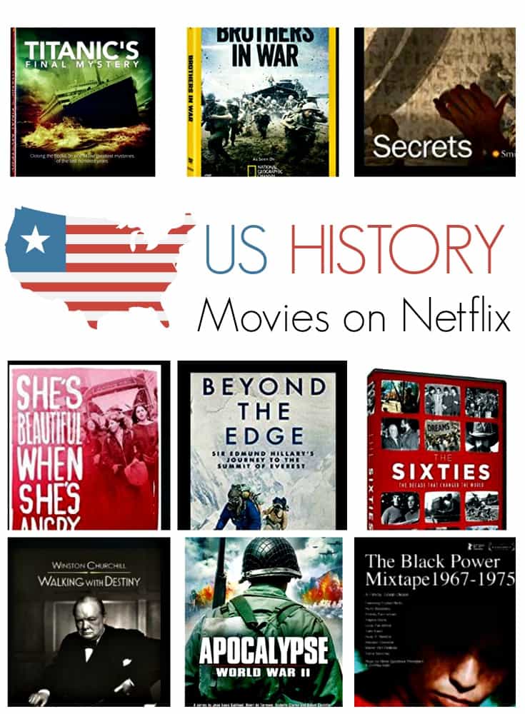Looking for US History movies on Netflix? There are some great US History titles you can stream on Netflix. These films and TV documentaries are a great learning resource any time of year.