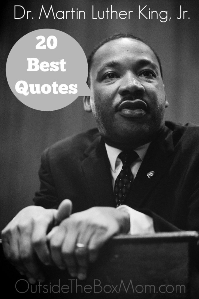 During January, we celebrate MLK, Jr.'s birthday and February is Black History Month. These Dr. Martin Luther King, Jr. Quotes are inspiring, empowering, and motivational.