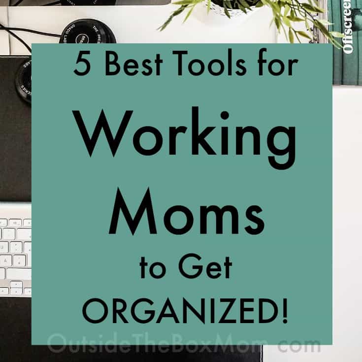  Getting organized is so overwhelming and complicated, this post makes it easy! These simple working mom organization tools are already at my fingertips!