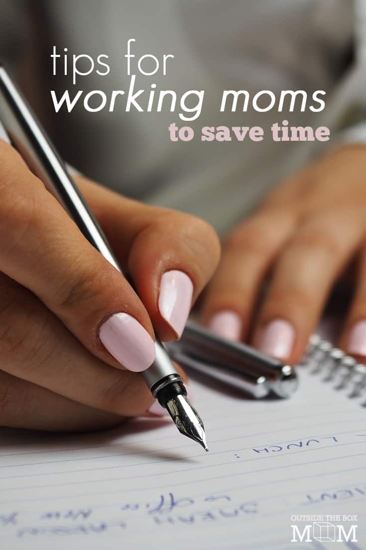 If you feel like there's never enough time in the day, you should check out these tips for working moms to save time. This could be just what you need to save time, starting today!