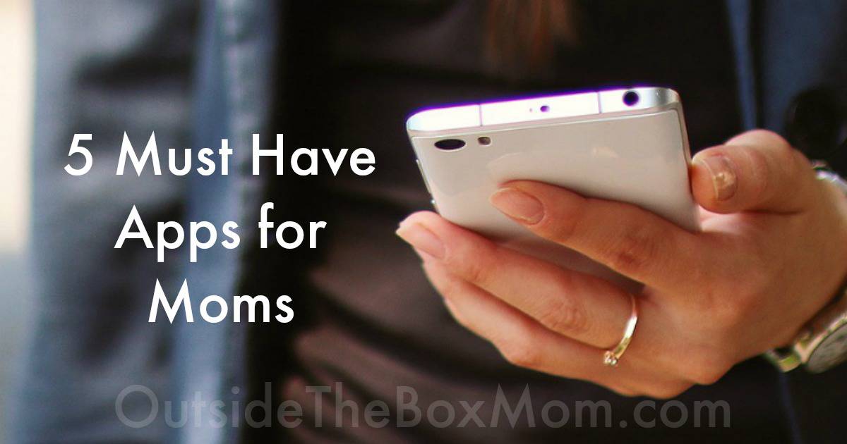 Want to get things done faster and more efficiently on the go? Don't miss these five must have apps for moms! 