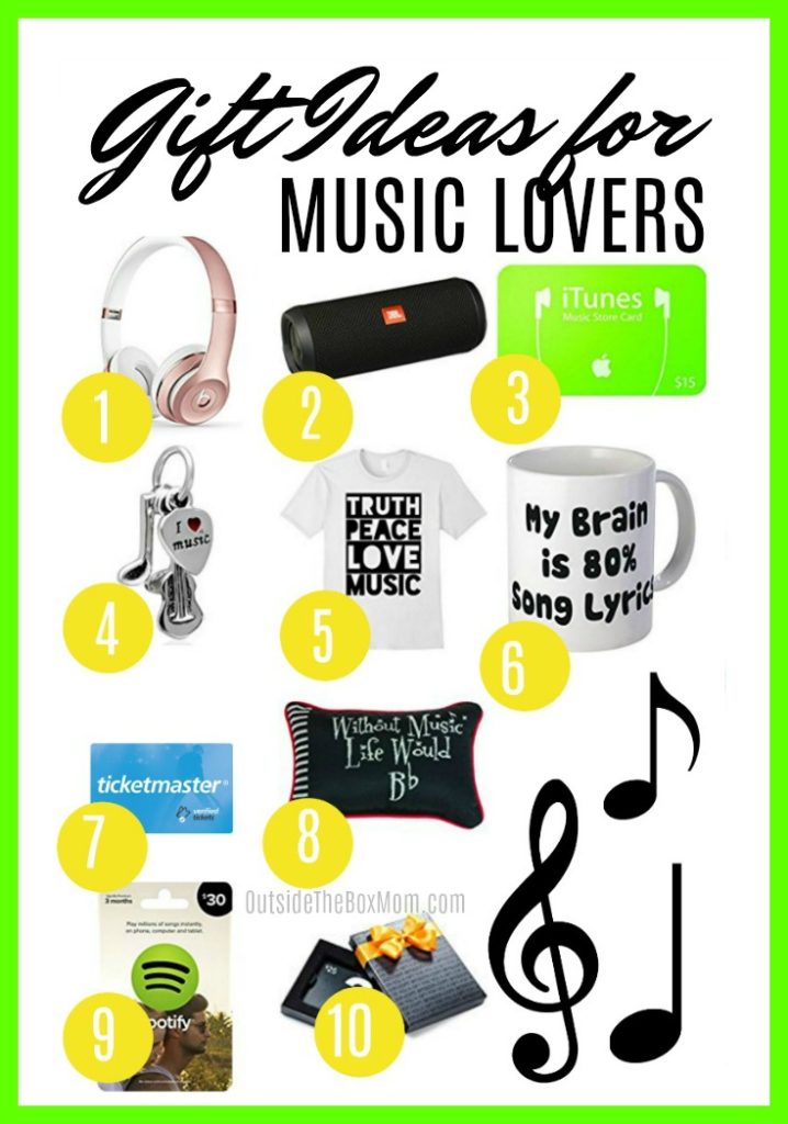 Gift Ideas for Music Lovers | Musical Gift Ideas | perfect gift for the person who loves music