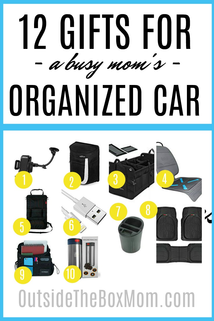Gifts for a Busy Mom's Organized Car - Working Mom Blog