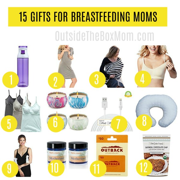 15 GIFTS FOR BREASTFEEDING MOMS | breastfeeding essentials