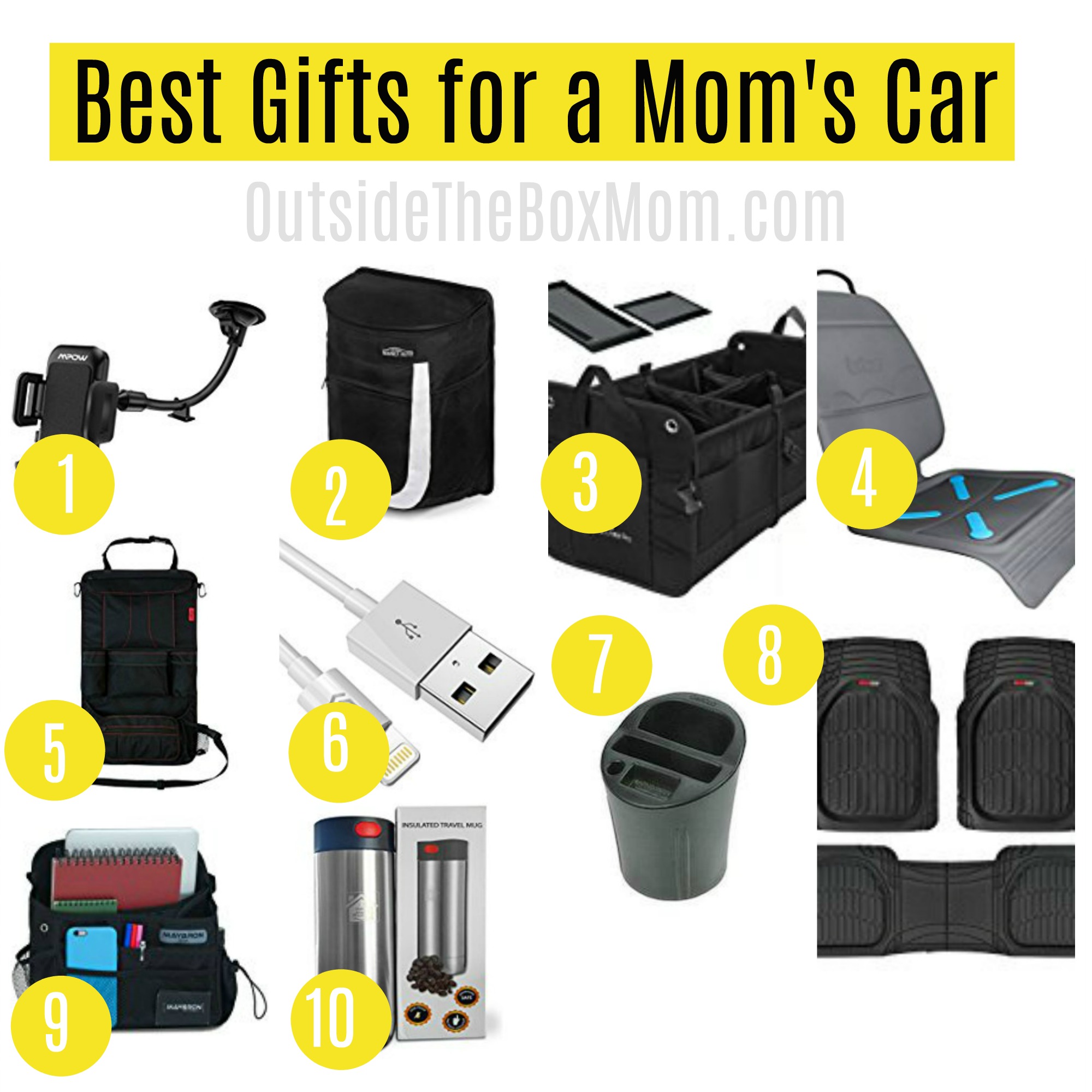  Gifts for A Mom's Car | Essentials for A Mom's Car | Mom Car Organization
