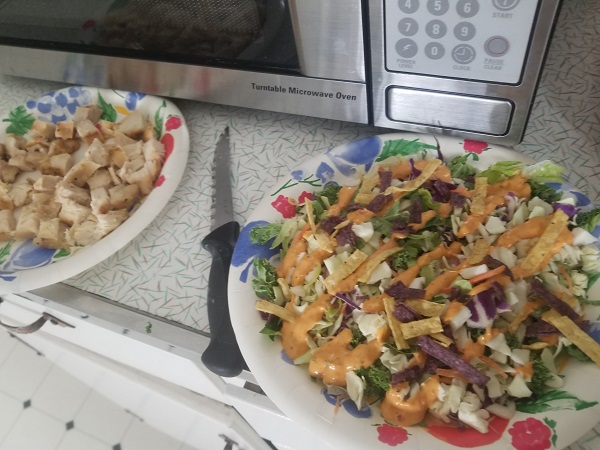 Southwest Salad Made With Tyson Grilled & Ready® Chicken Breast