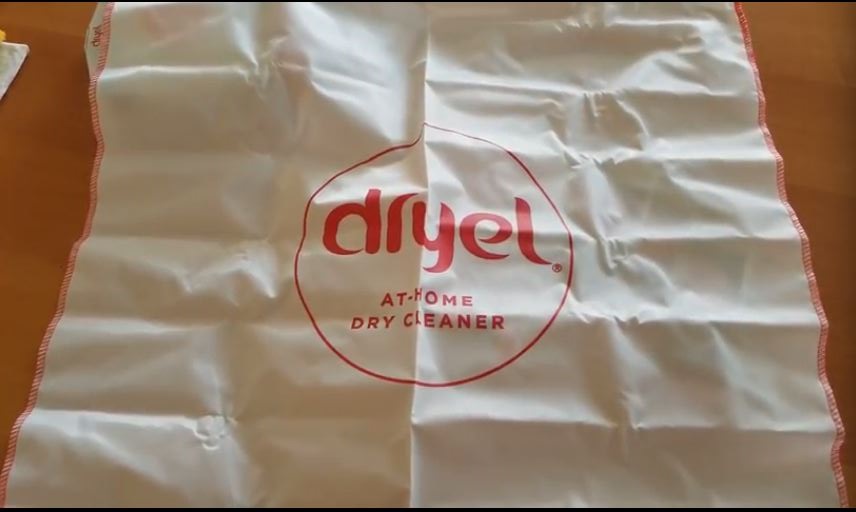 dryel fabric protection bag