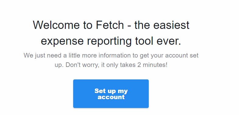 Fetch | expense report app 